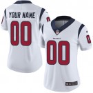 Women's Houston Texans Customized Limited White Vapor Untouchable Jersey