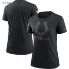 Women's Indianapolis Colts Black 2020 Salute To Service T Shirt