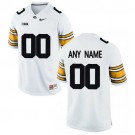 Women's Iowa Hawkeyes Customized White College Football Jersey