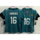 Women's Jacksonville Jaguars #16 Trevor Lawrence Limited Green Vapor Jersey
