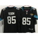 Women's Jacksonville Jaguars #85 Tim Tebow Limited Black Vapor Jersey