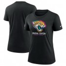 Women's Jacksonville Jaguars Black 2024 Crucial Catch T Shirt