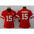 Women's Kansas City Chiefs #15 Patrick Mahomes II Limited Red Vapor Untouchable Jersey
