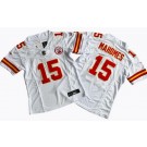 Women's Kansas City Chiefs #15 Patrick Mahomes Limited White FUSE Vapor Jersey