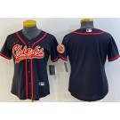 Women's Kansas City Chiefs Blank Black Baseball Jersey
