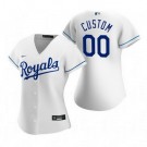 Women's Kansas City Royals Customized White 2020 Cool Base Jersey