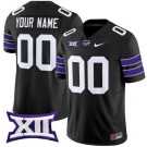 Women's Kansas State Wildcats Custom Limited Black College Football Jersey