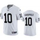 Women's Las Vegas Raiders #10 Jimmy Garoppolo Limited White Vapor Jersey