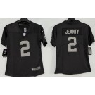 Women's Las Vegas Raiders #2 Ashton Jeanty Limited Black Vapor Jersey