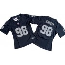 Women's Las Vegas Raiders #98 Maxx Crosby Limited Black FUSE Vapor Jersey
