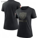 Women's Las Vegas Raiders Black 2020 Salute To Service T Shirt