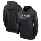 Women's Las Vegas Raiders Black 2022 Crucial Catch Therma Performance Pullover Hoodie