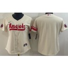 Women's Los Angeles Angels Blank Cream 2022 City Connect Cool Base Jersey
