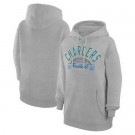Women's Los Angeles Chargers Starter Gray Half Ball Team Pullover Hoodie