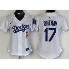 Women's Los Angeles Dodgers #17 Shohei Ohtani White Limited Jersey