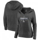 Women's Los Angeles Dodgers 2020 World Series Champions Pullover Hoodie 1003