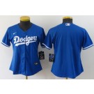 Women's Los Angeles Dodgers Blank Blue 2020 Cool Base Jersey