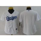 Women's Los Angeles Dodgers Blank White 2020 Cool Base Jersey