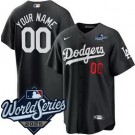 Women's Los Angeles Dodgers Custom Black 2025 World Series Limited Jersey