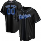 Women's Los Angeles Dodgers Customized Black Cool Base Jersey