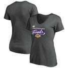 Women's Los Angeles Lakers Gray 2020 Finals Printed T Shirt 201011