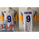 Women's Los Angeles Rams #9 Matthew Stafford Limited White Alternate 2022 Super Bowl LVI Bound Vapor Jersey