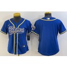 Women's Los Angeles Rams Blank Royal Baseball Jersey