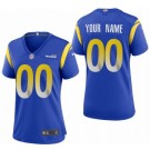 Women's Los Angeles Rams Customized Limited Blue 2020 Vapor Untouchable Jersey