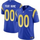 Women's Los Angeles Rams Customized Limited Blue FUSE Vapor Jersey