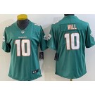 Women's Miami Dolphins #10 Tyreek Hill Limited Aqua Vapor Jersey