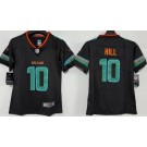 Women's Miami Dolphins #10 Tyreek Hill Limited Black Rivalries Vapor Jersey
