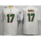 Women's Miami Dolphins #17 Jaylen Waddle Limited White Vapor Jersey