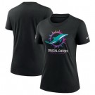Women's Miami Dolphins Black 2024 Crucial Catch T Shirt