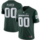 Women's Michigan State Spartans Customized Limited Green College Football Jersey