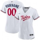 Women's Minnesota Twins Customized White 2023 Cool Base Jersey