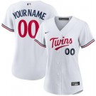 Women's Minnesota Twins Customized White 2023 Player Number Cool Base Jersey