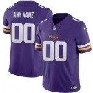 Women's Minnesota Vikings Customized Limited Purple FUSE Vapor Jersey