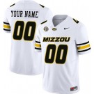 Women's Missouri Tigers Custom Limited White FUSE College Football Jersey