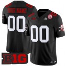 Women's Nebraska Huskers Custom Limited Black FUSE College Football Jersey