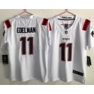 Women's New England Patriots #11 Julian Edelman Limited White 2020 Vapor Untouchable Jersey