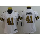 Women's New Orleans Saints #41 Alvin Kamara Limited White Rush Jersey