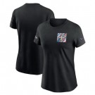 Women's New Orleans Saints Black 2023 Crucial Catch Sideline TriBlend T Shirt