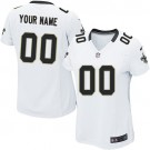 Women's New Orleans Saints Customized Game White Jersey
