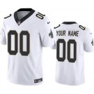 Women's New Orleans Saints Customized Limited White FUSE Vapor Jersey