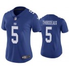 Women's New York Giants #5 Kayvon Thibodeaux Limited Blue Vapor Jersey