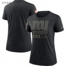 Women's New York Giants Black 2020 Salute To Service T Shirt