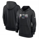Women's New York Giants Black 2022 Crucial Catch Therma Performance Pullover Hoodie