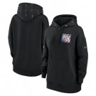 Women's New York Giants Black 2023 Crucial Catch Club Pullover Hoodie