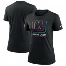 Women's New York Giants Black 2024 Crucial Catch T Shirt