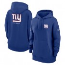 Women's New York Giants Blue Sideline Club Fleece Pullover Hoodie